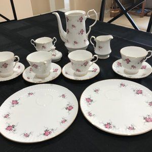 Princess House Hammersley Fine China Rose Tea Set 🎀